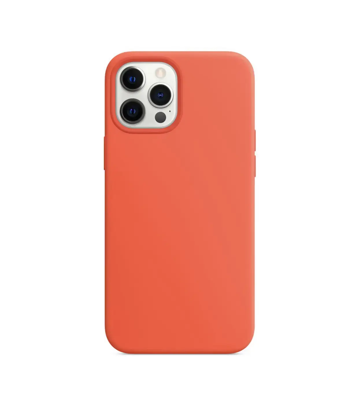 Magnetic Phone Case for iPhone 12 Series 1:1 Pure Liquid Two-Color Silicone - Image 14