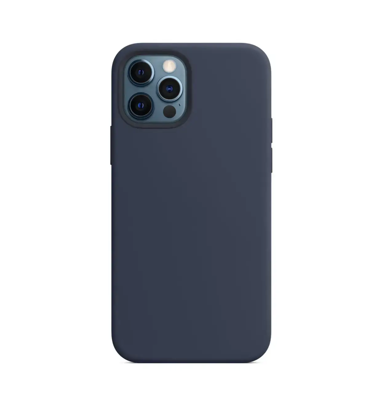 Magnetic Phone Case for iPhone 12 Series 1:1 Pure Liquid Two-Color Silicone - Image 2