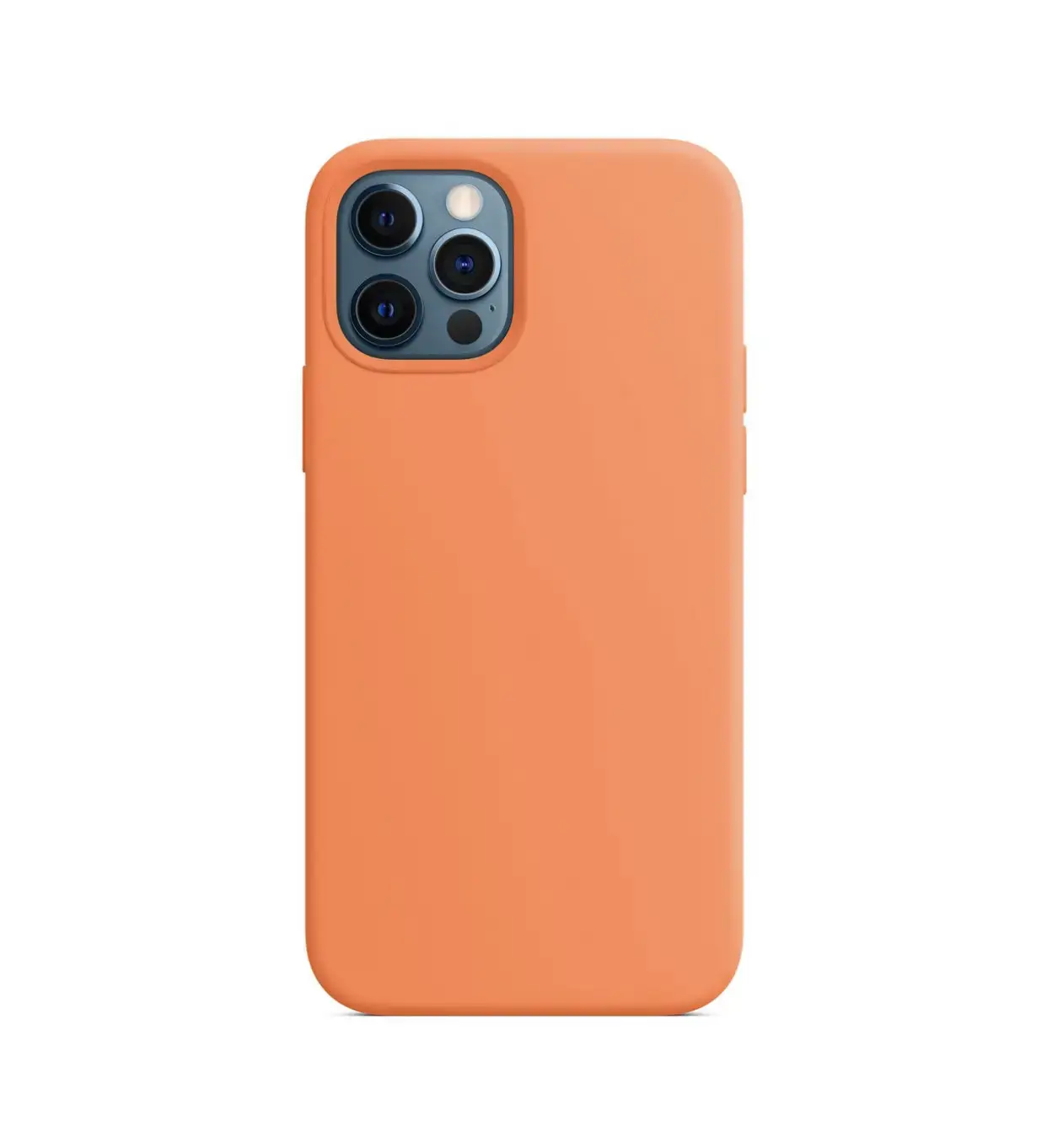 Magnetic Phone Case for iPhone 12 Series 1:1 Pure Liquid Two-Color Silicone - Image 5
