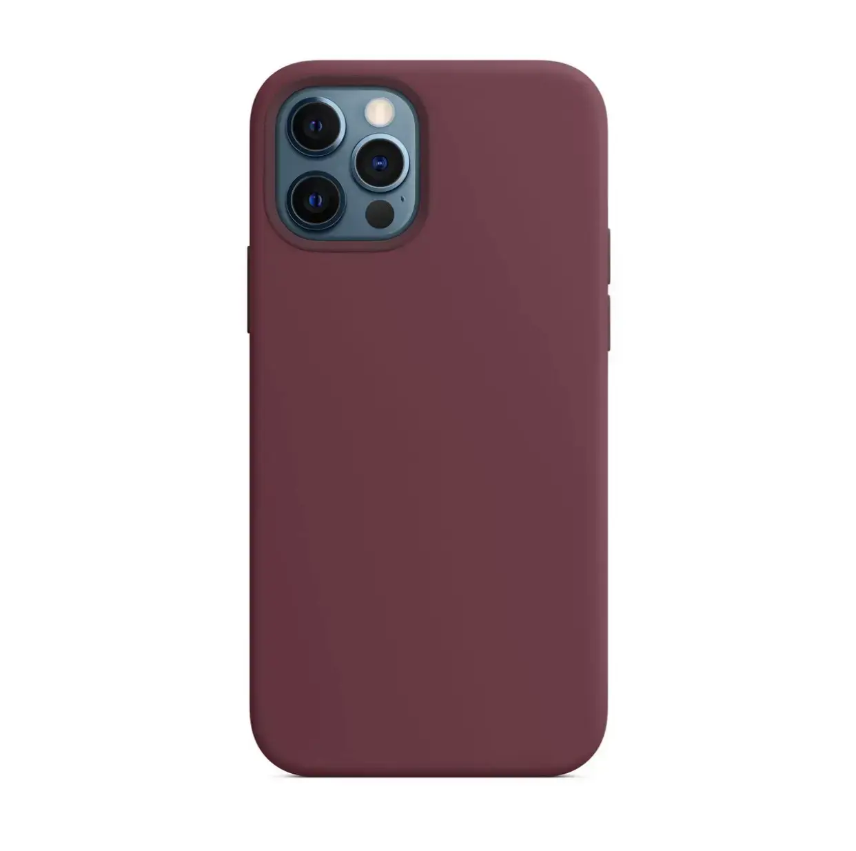 Magnetic Phone Case for iPhone 12 Series 1:1 Pure Liquid Two-Color Silicone - Image 7
