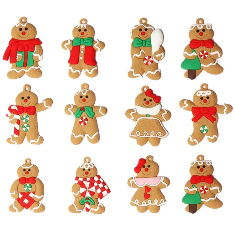 2024 Christmas Hanging Ornaments Set Snowflakes Gloves Christmas Decor - Image 27