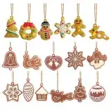 2024 Christmas Hanging Ornaments Set Snowflakes Gloves Christmas Decor — feature 60