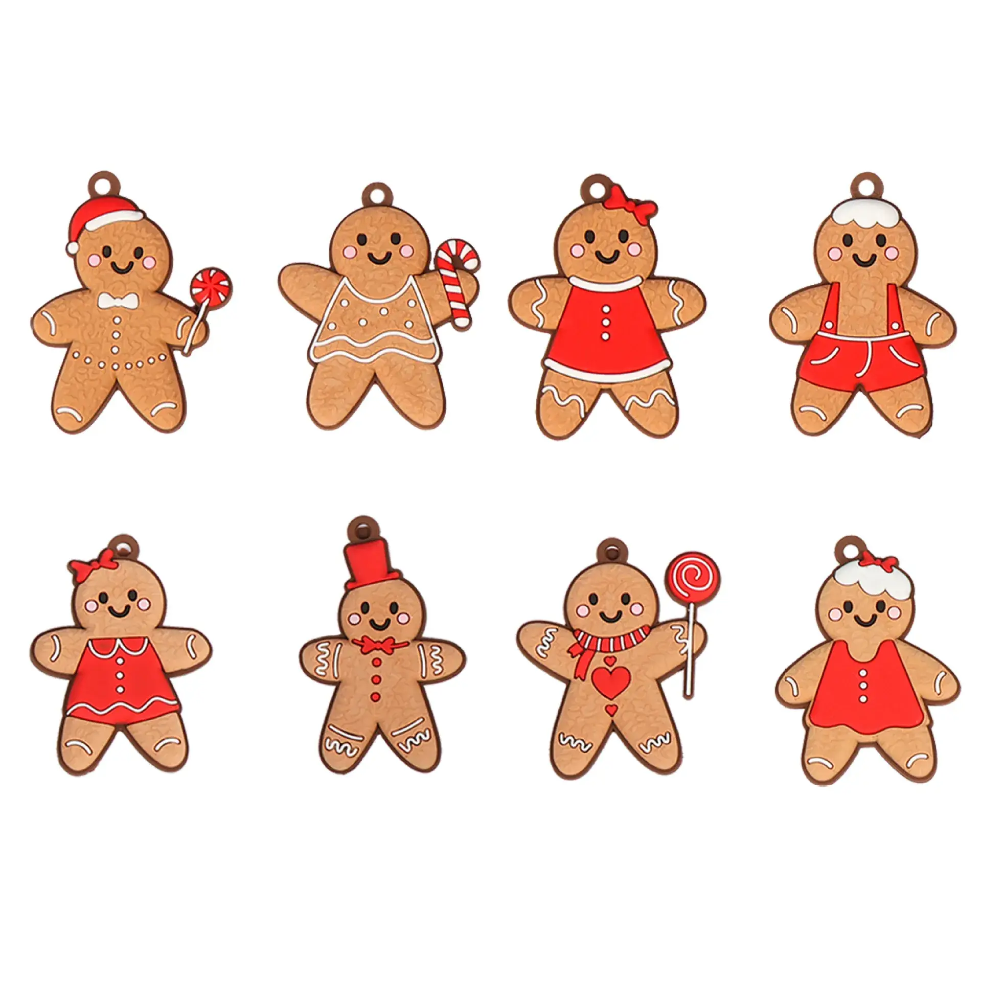 2024 Christmas Hanging Ornaments Set Snowflakes Gloves Christmas Decor - Image 10