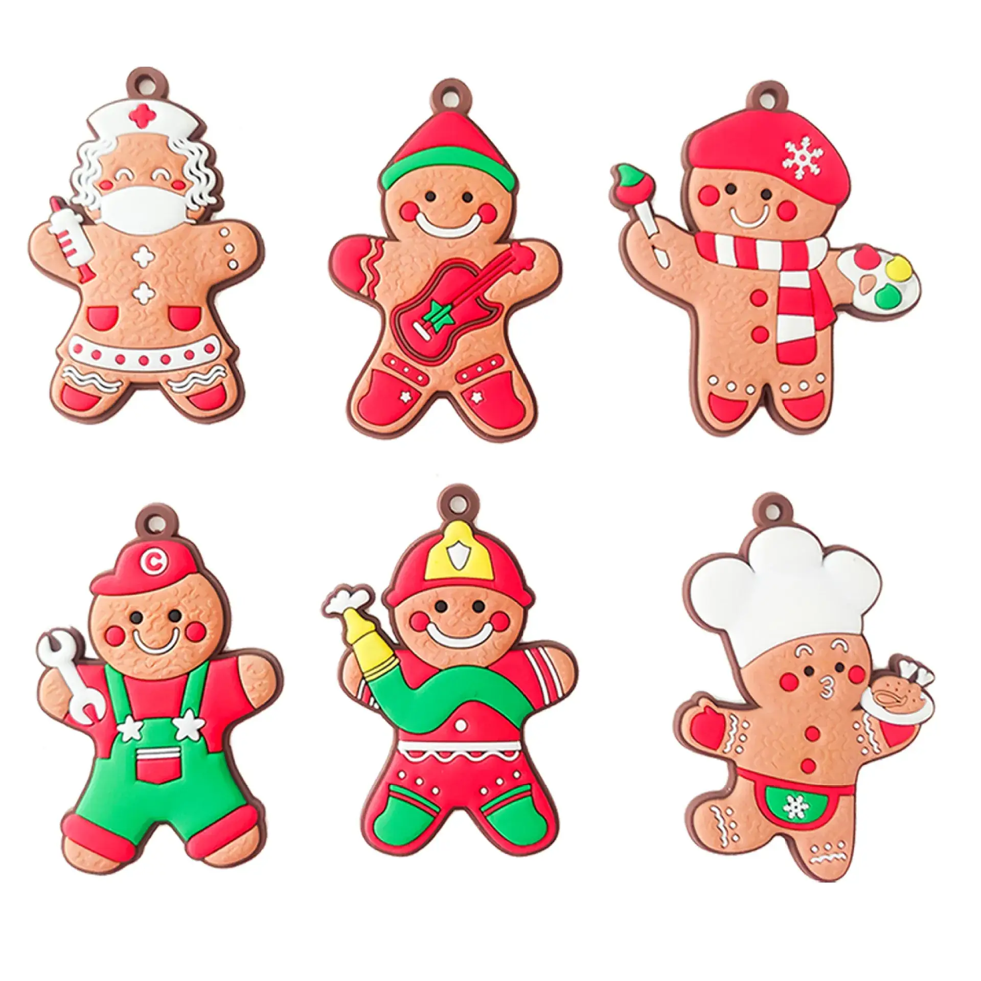 2024 Christmas Hanging Ornaments Set Snowflakes Gloves Christmas Decor - Image 22