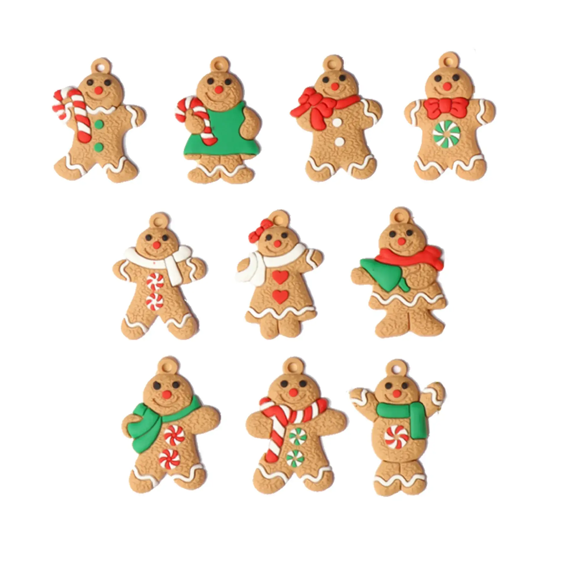 2024 Christmas Hanging Ornaments Set Snowflakes Gloves Christmas Decor - Image 24