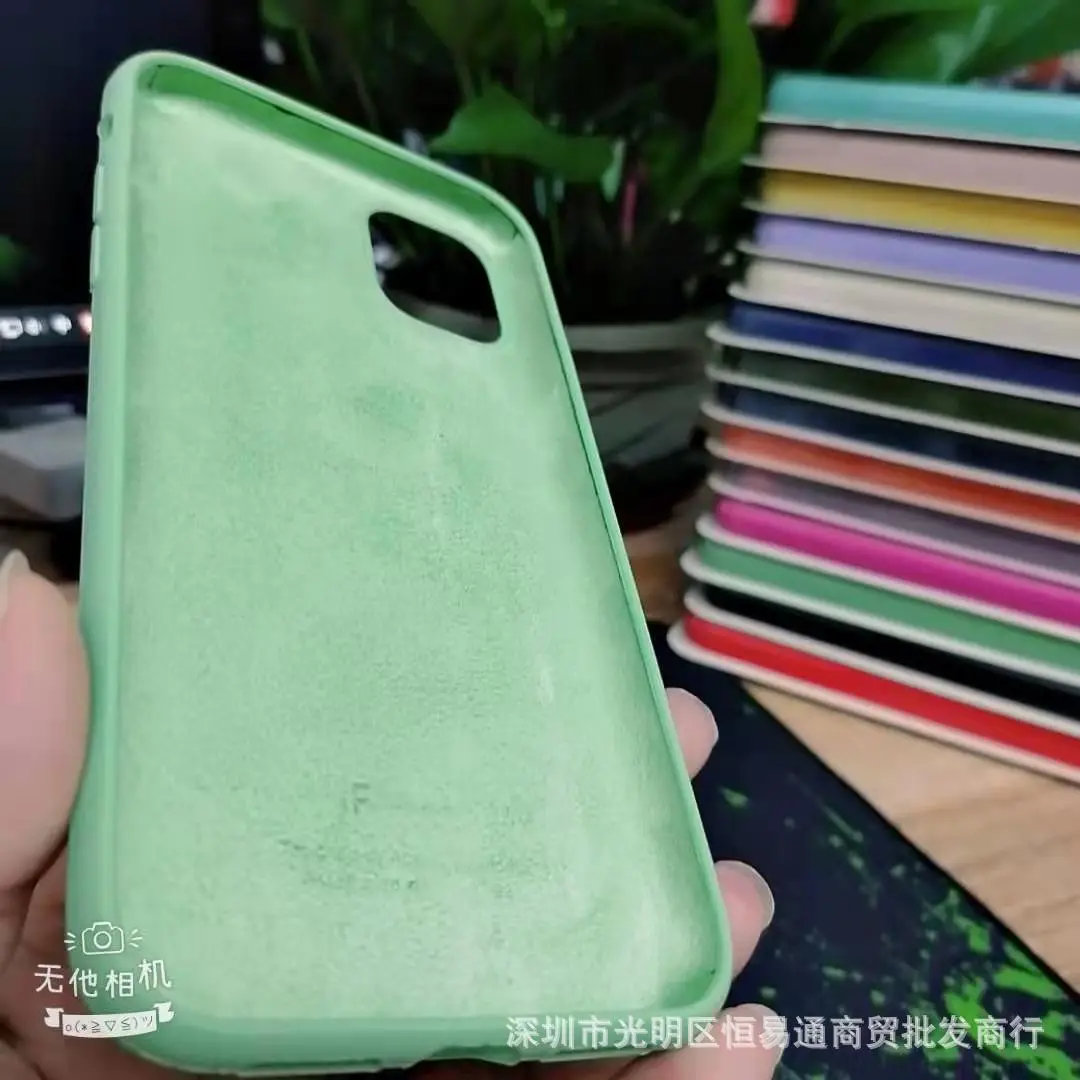 Apple iPhone 14 Pro Fine Hole Liquid Silicone Mobile Phone Case