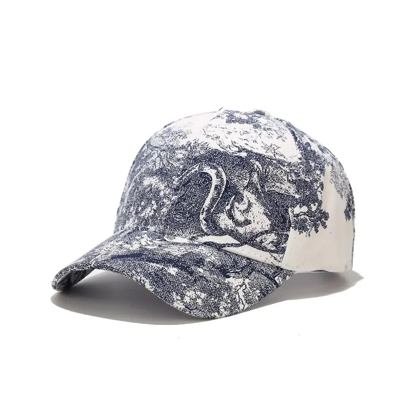 Cross-Border Korean Style Painted Cap for Women Men - Image 5