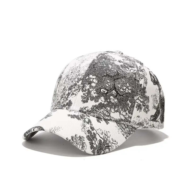 Cross-Border Korean Style Painted Cap for Women Men - Image 3