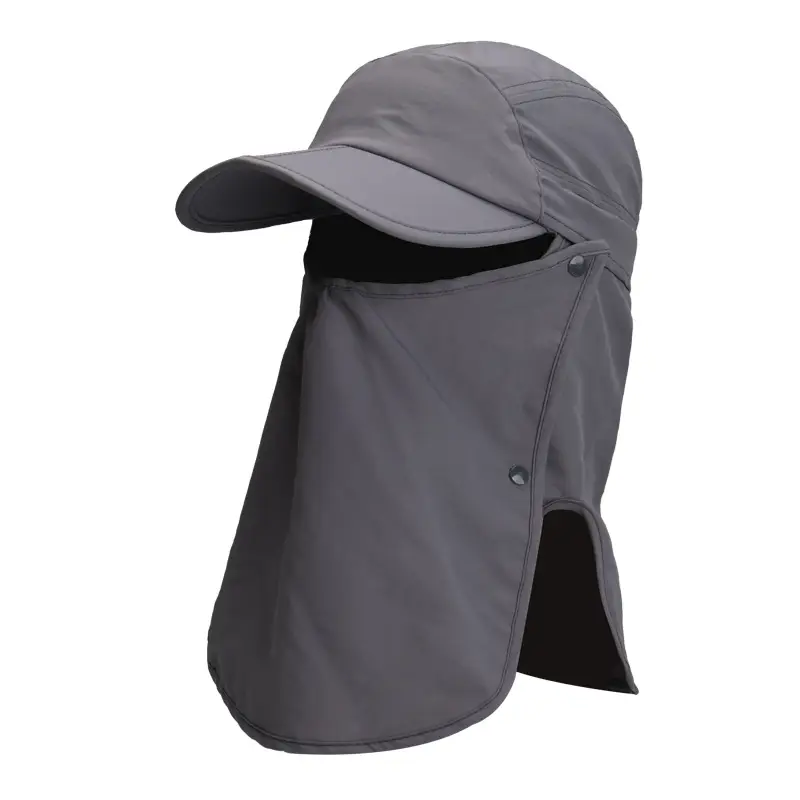 Men Waterproof Neck Cover with Peaked Cap SPF50+ - Image 2