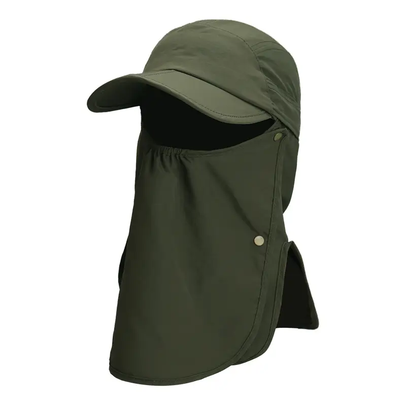 Men Waterproof Neck Cover with Peaked Cap SPF50+ - Image 6