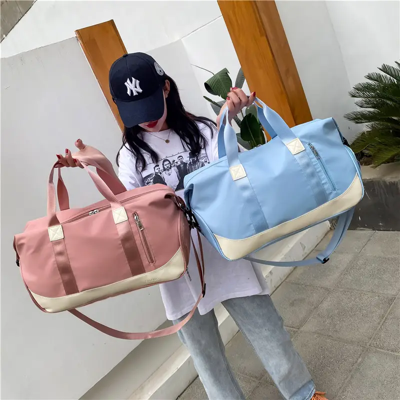 Trendy Purple Gym Bag for Men Women Large Capacity - Image 11
