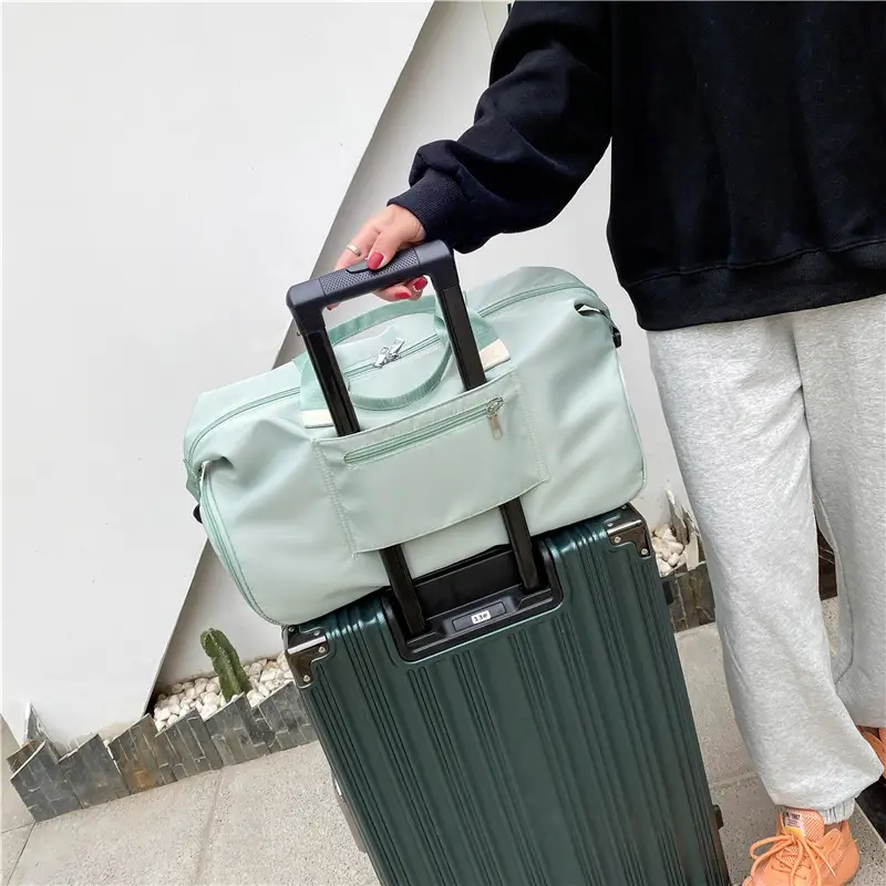 Trendy Purple Gym Bag for Men Women Large Capacity - Image 12
