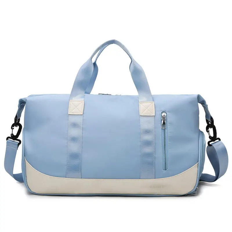 Trendy Purple Gym Bag for Men Women Large Capacity - Image 7