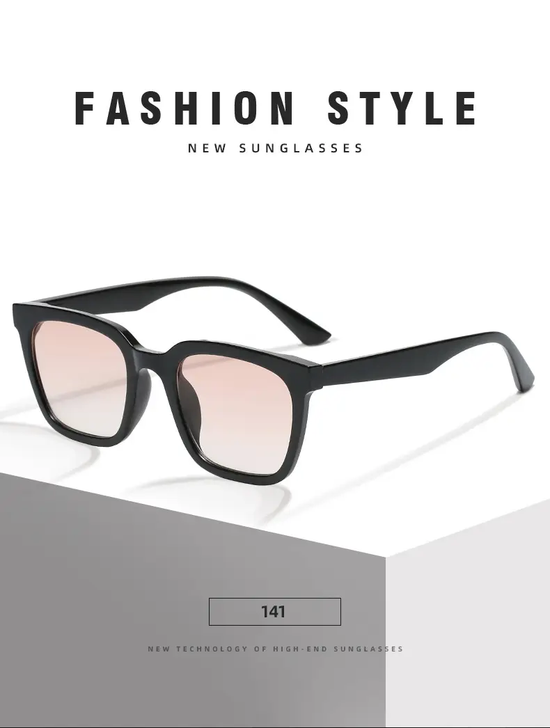 Small Square Sunglasses Women Gradient Sunset Style — feature 11