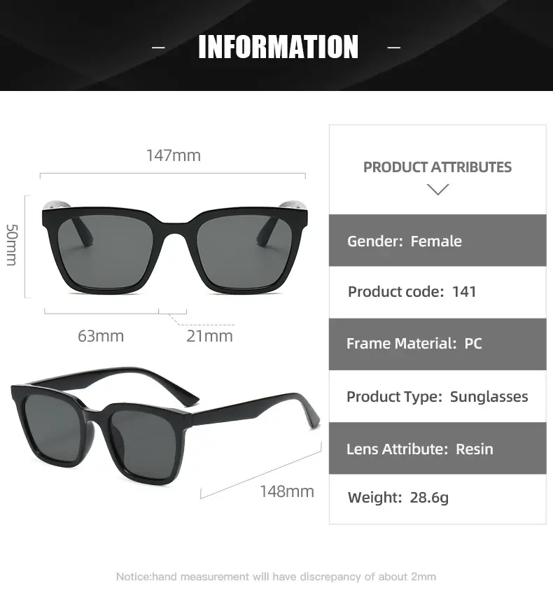 Small Square Sunglasses Women Gradient Sunset Style — feature 12
