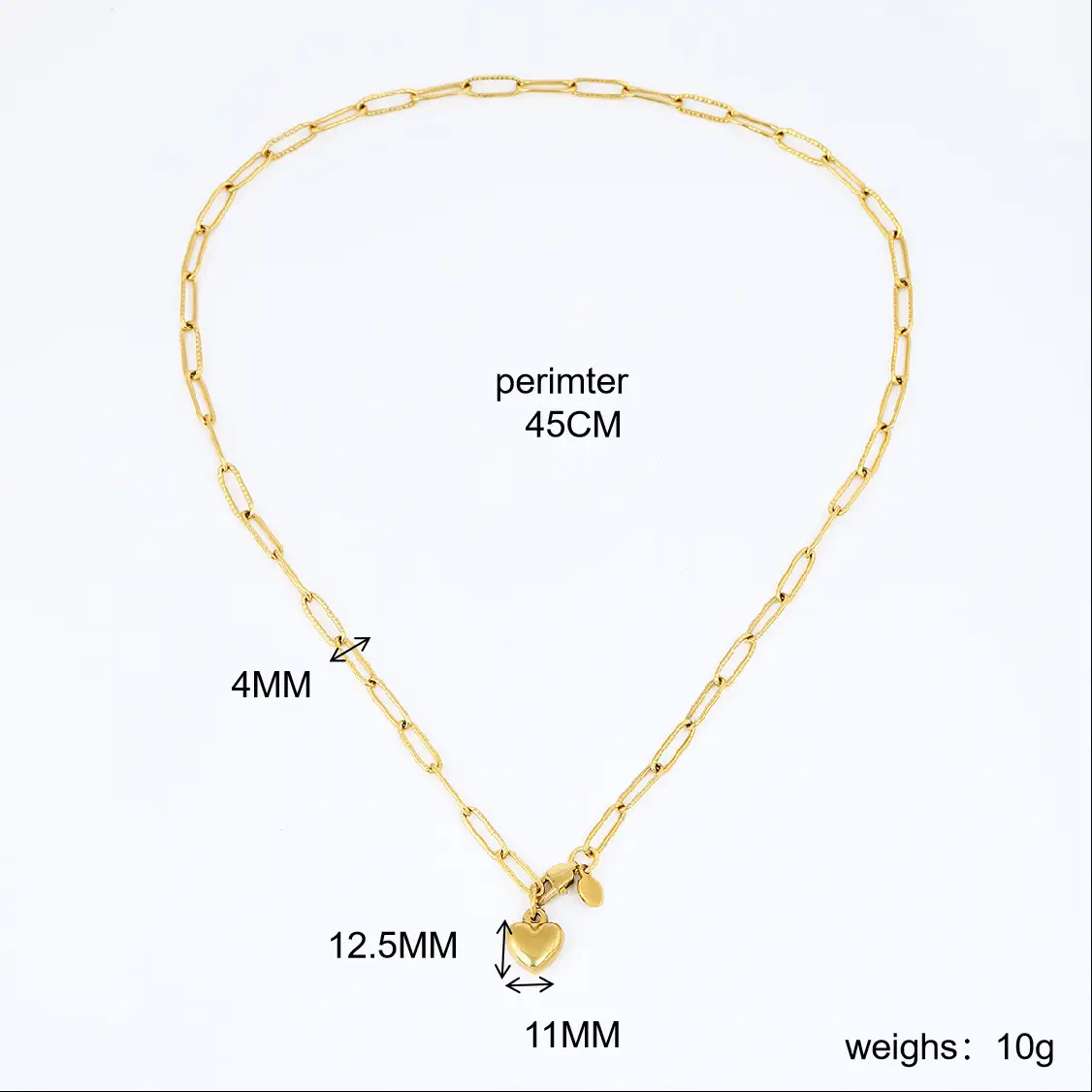 Golden Heart Pendant Bracelet for Women — feature 1