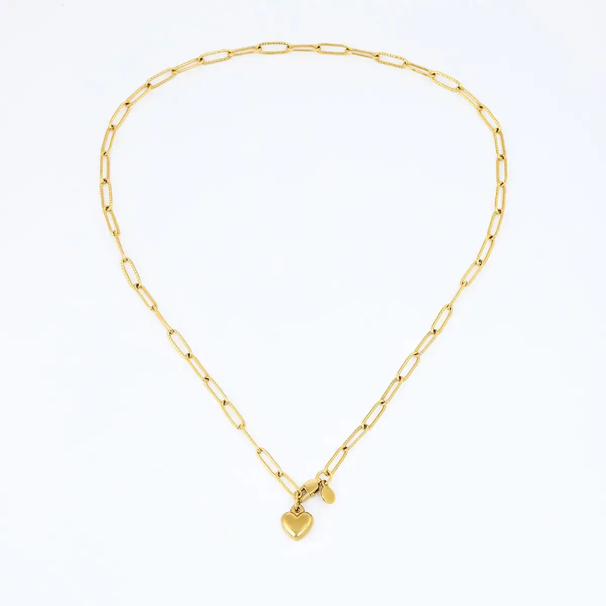 Golden Heart Pendant Bracelet for Women - Image 3