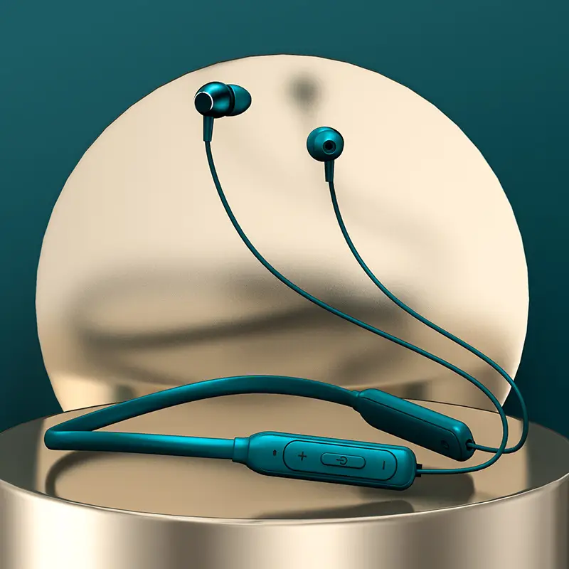 Magnetic Bluetooth Headset with Metal Neck Band - Image 5