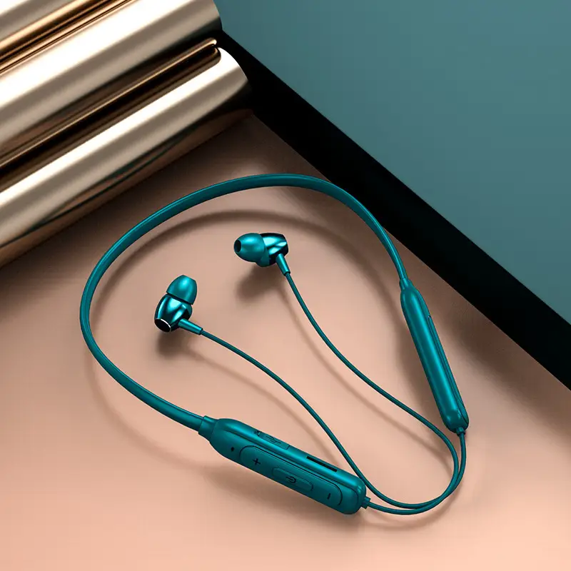 Magnetic Bluetooth Headset with Metal Neck Band - Image 6