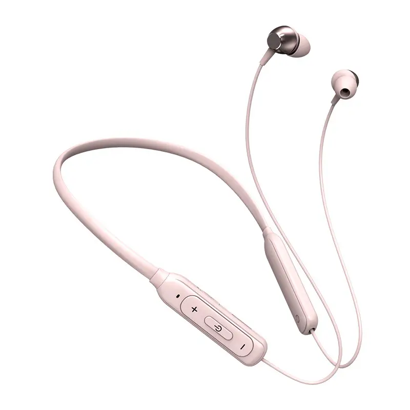Magnetic Bluetooth Headset with Metal Neck Band - Image 3