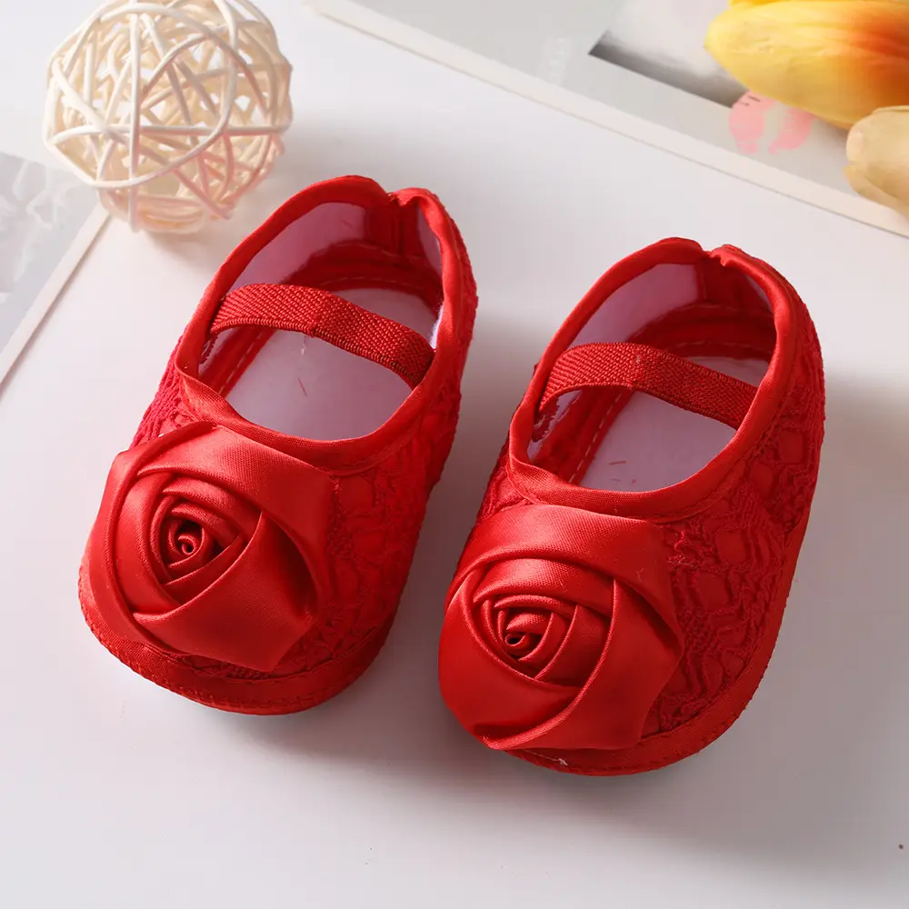 White Rose Baby Shoes for 0-6 Years - Image 5