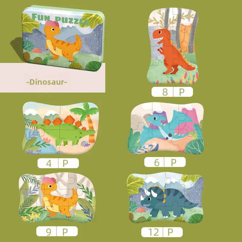 Cross-Border Animal Puzzle Gift Box for Kids - Image 26