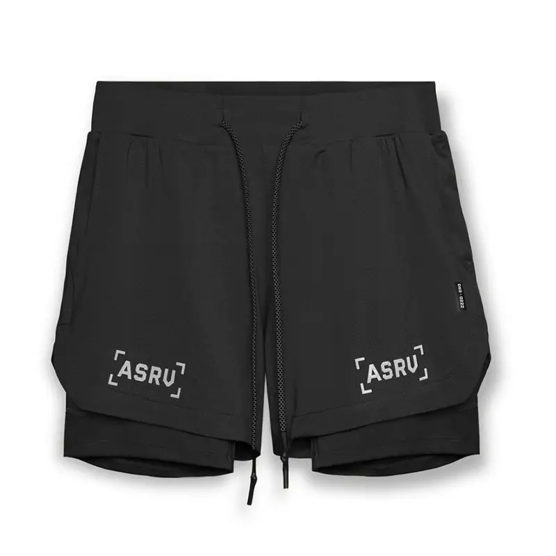 Men's White Quick-Drying Shorts Double Layer - Image 5