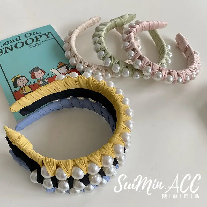 Korean Style Pearl Hairband for Women - Image 6