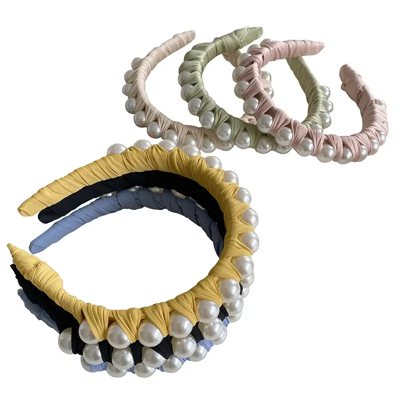 Korean Style Pearl Hairband for Women - Image 10