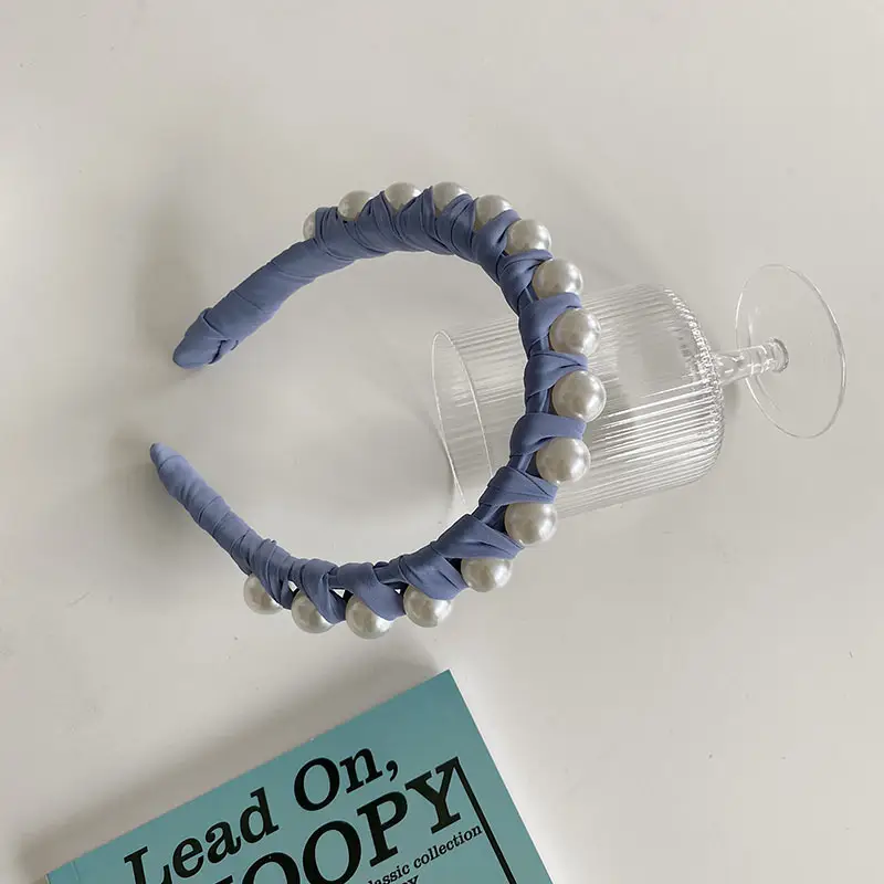 Korean Style Pearl Hairband for Women - Image 3