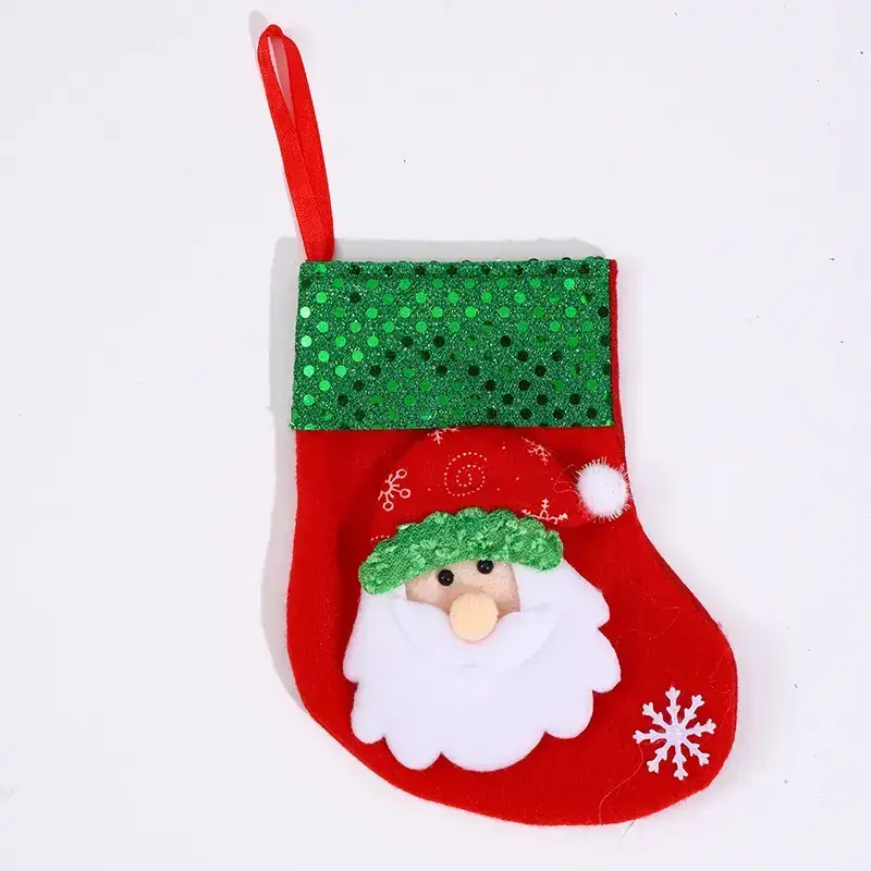 Christmas Santa Socks Gift Bag Small Size - Image 25