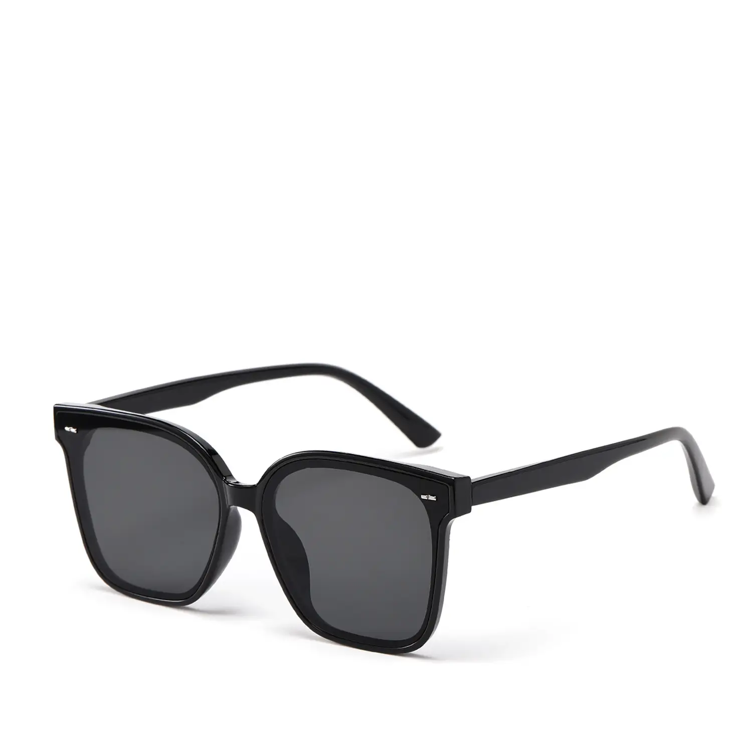 Men Green Square Sunglasses Casual Korean Style