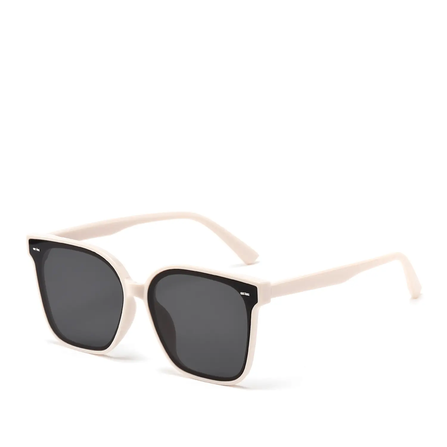 Men Green Square Sunglasses Casual Korean Style