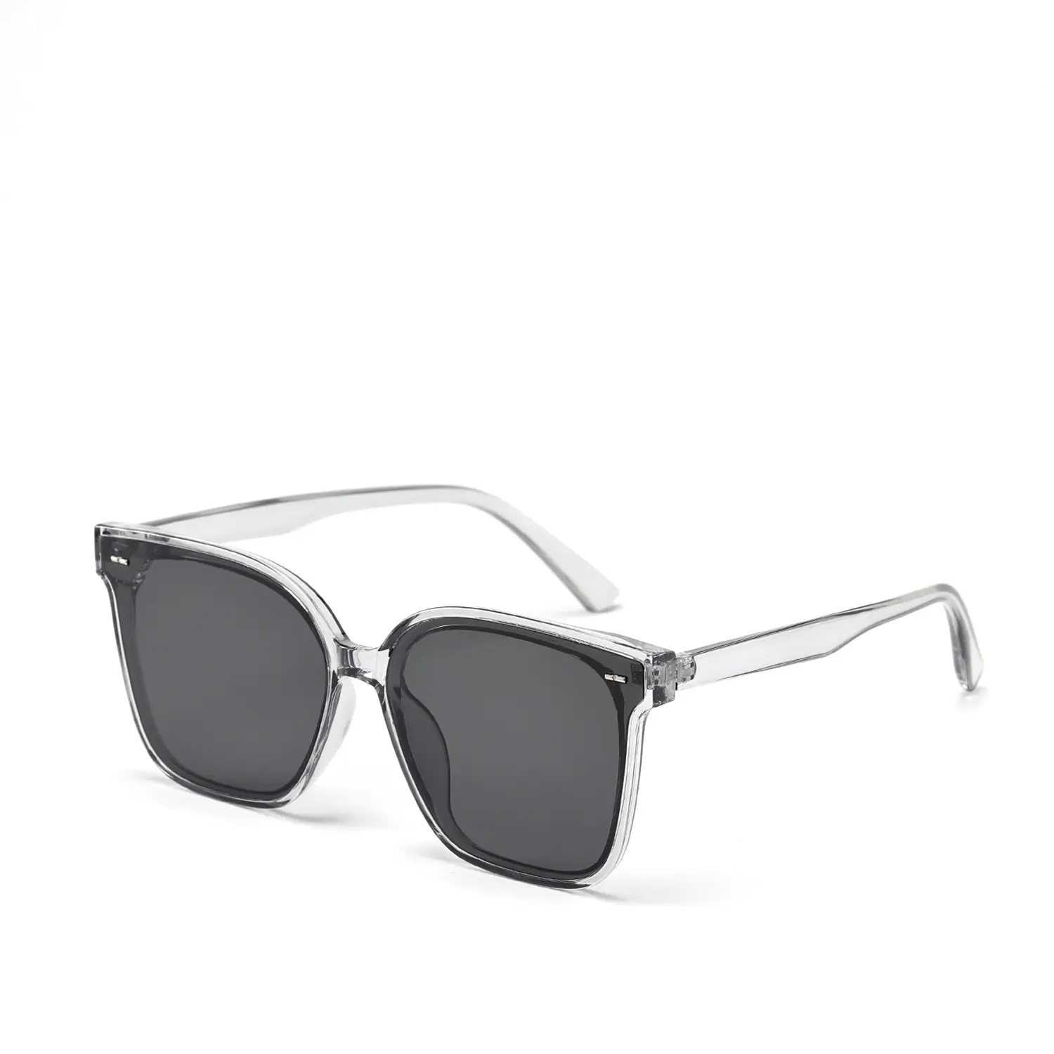 Men Green Square Sunglasses Casual Korean Style
