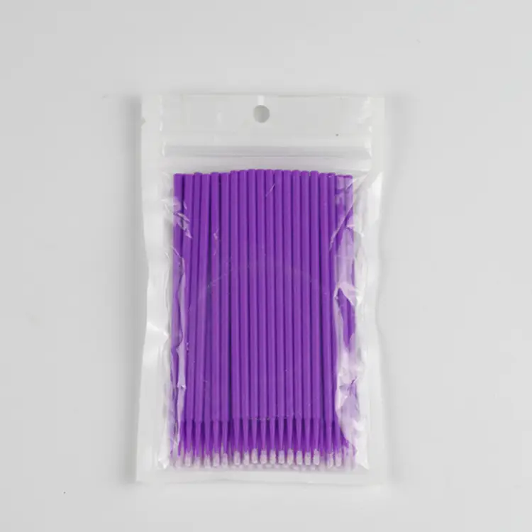 Pink Cotton Grafting Swabs for Eyelash Care