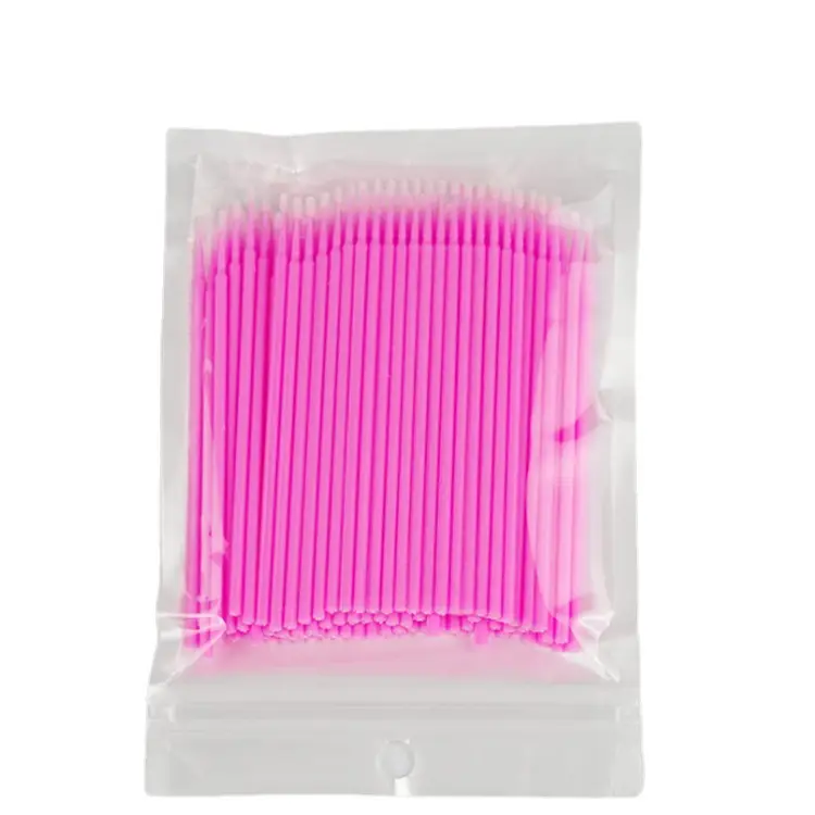 Pink Cotton Grafting Swabs for Eyelash Care