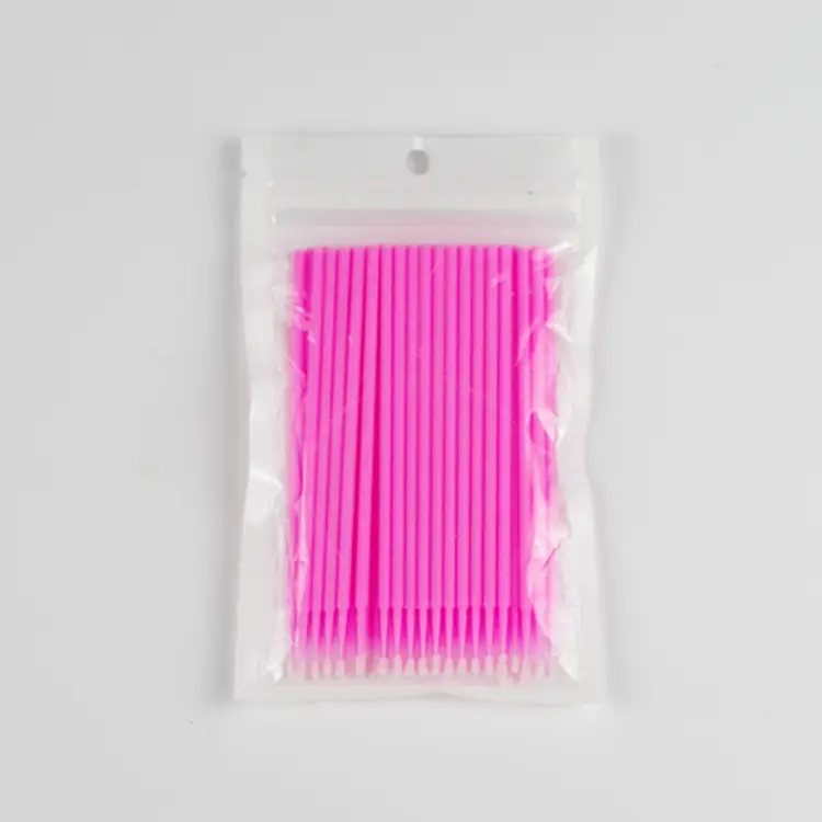 Pink Cotton Grafting Swabs for Eyelash Care
