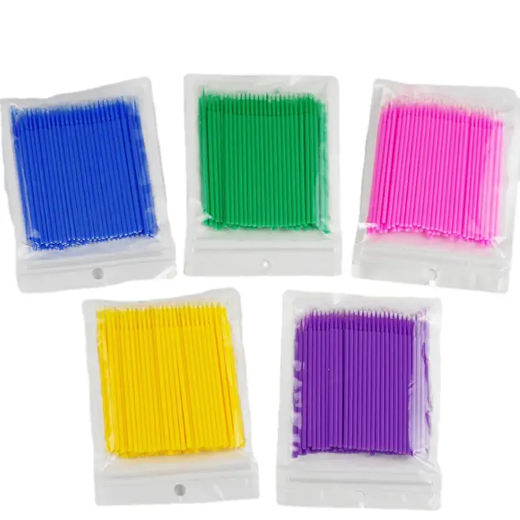 Pink Cotton Grafting Swabs for Eyelash Care