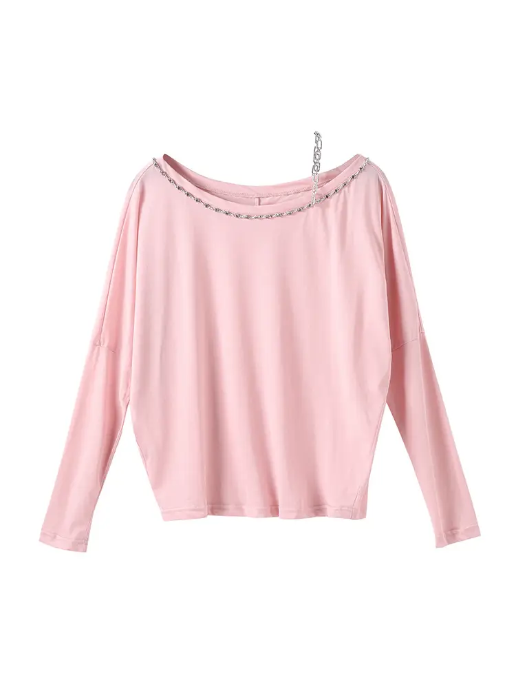 Women Off-Shoulder Long Sleeve T-Shirt 2021 — feature 4