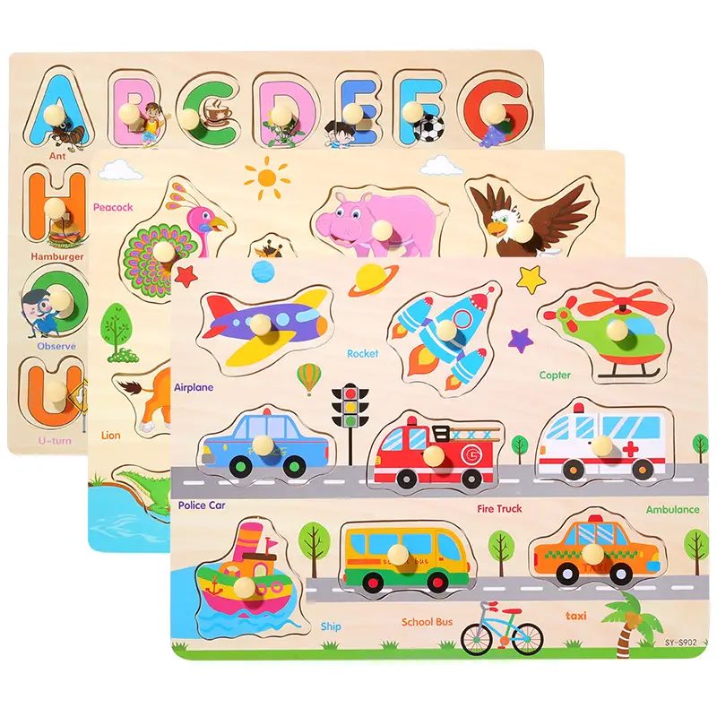 Alphanumeric Wooden Jigsaw Puzzle for Kids - Image 32