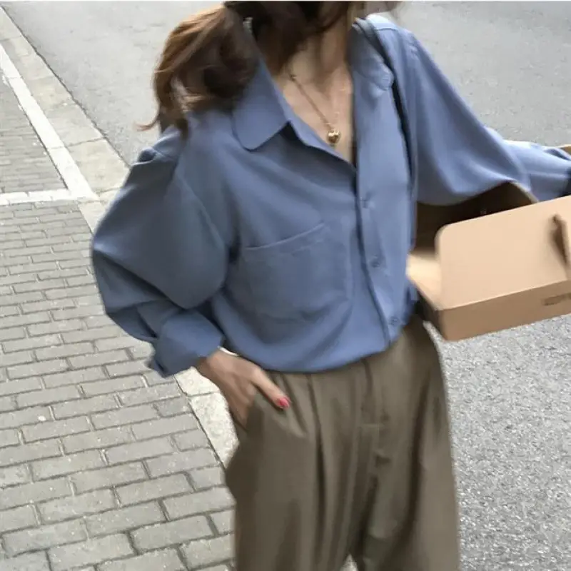 Women's Silk Draped Blouse with Taro Pants