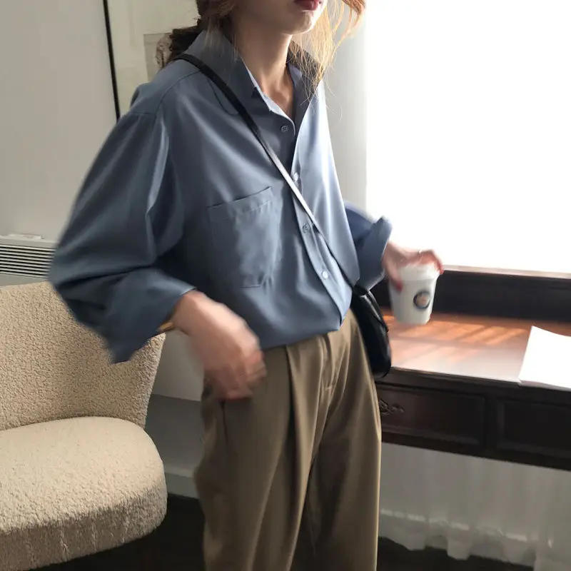 Women's Silk Draped Blouse with Taro Pants