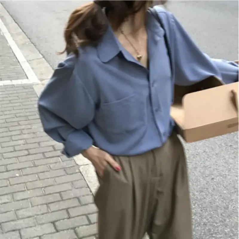 Women's Silk Draped Blouse with Taro Pants