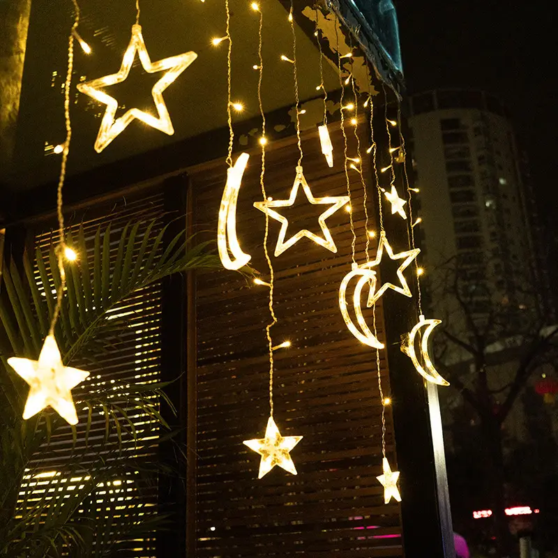 LED Star Moon Curtain Lights for Room Decor - Image 5