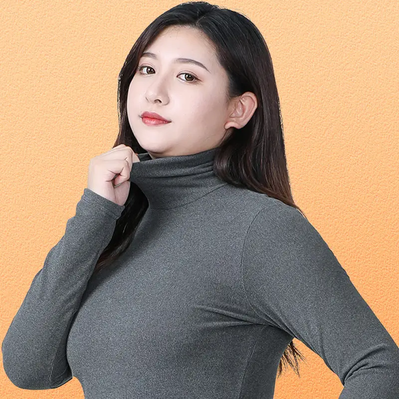 Velvet High Collar Shirt Purple Fat Free Medium - Image 11