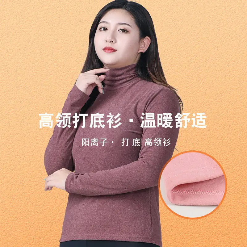 Velvet High Collar Shirt Purple Fat Free Medium - Image 12