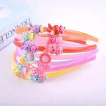 Korean Chiffon Toothed Headband with Printed Design — feature 21
