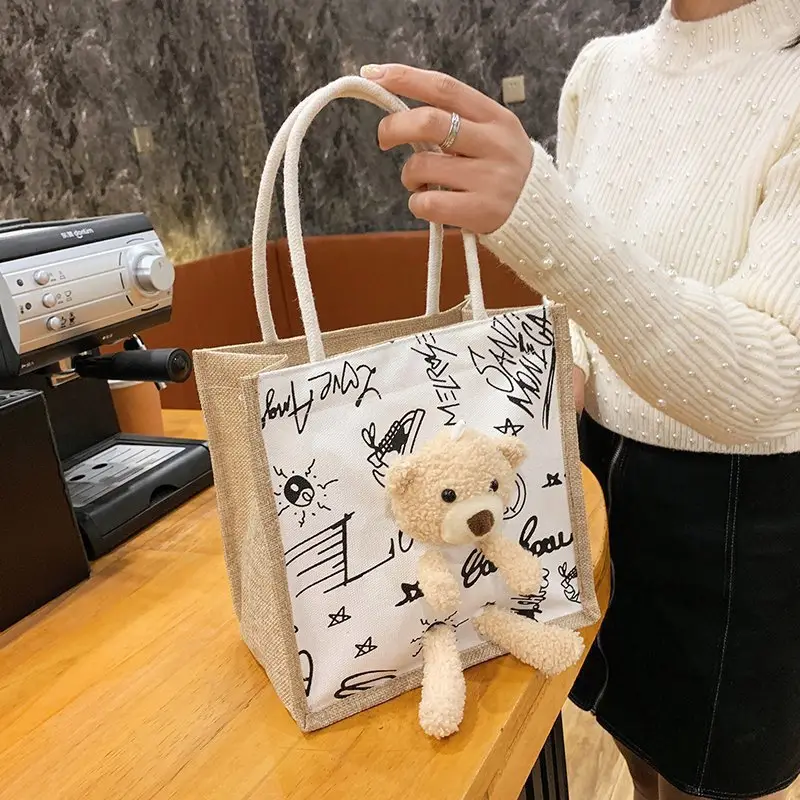 Cute Cartoon Bear Handbag for Women - Image 9