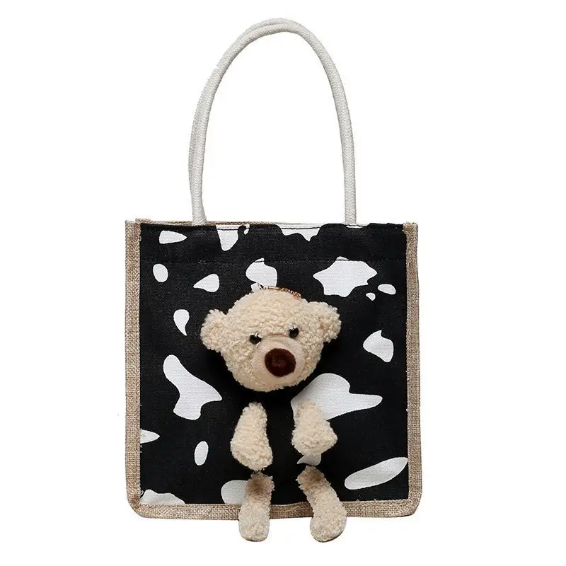 Cute Cartoon Bear Handbag for Women - Image 3