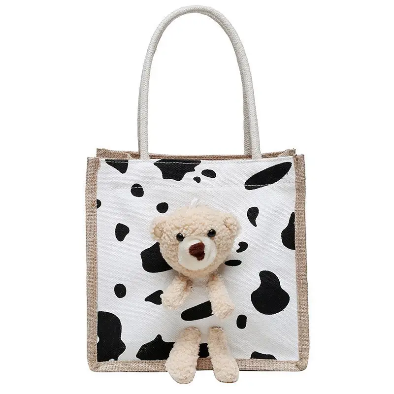 Cute Cartoon Bear Handbag for Women - Image 4